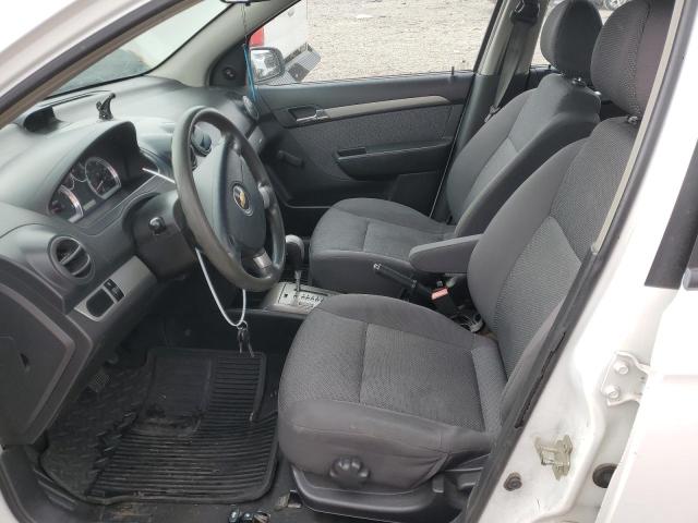 KL1TD56658B118689 - 2008 CHEVROLET AVEO BASE WHITE photo 7