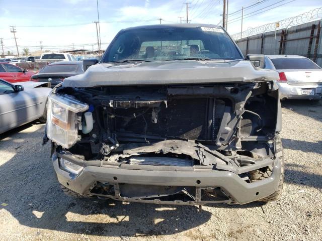 1FTEW1EP0MFA27766 - 2021 FORD F150 SUPERCREW GRAY photo 5