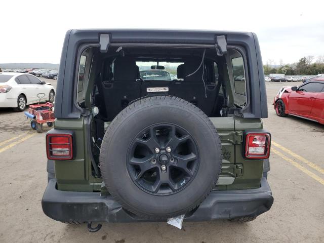 1C4HJXDG1MW726906 - 2021 JEEP WRANGLER U SPORT GREEN photo 6