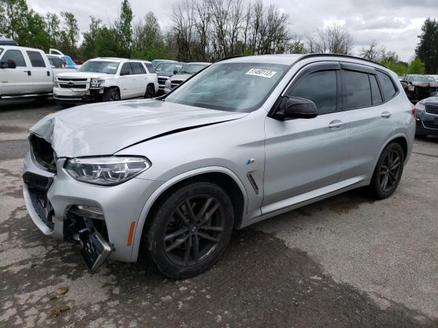 5UXTS3C50KLR72388 - 2019 BMW X3 XDRIVEM40I ვერცხლისფერი ფოტო 1
