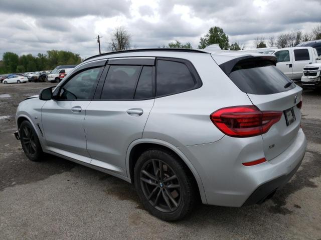 5UXTS3C50KLR72388 - 2019 BMW X3 XDRIVEM40I ვერცხლისფერი ფოტო 2
