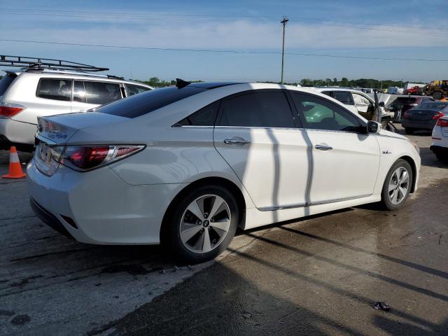 KMHEC4A48CA060639 - 2012 HYUNDAI SONATA HYBRID WHITE photo 3