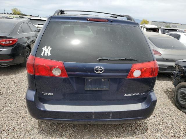 5TDZA23C96S543505 - 2006 TOYOTA SIENNA CE BLUE photo 6