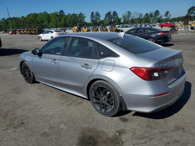 2HGFE2F50NH523842 - 2022 HONDA CIVIC SPORT SILVER photo 2