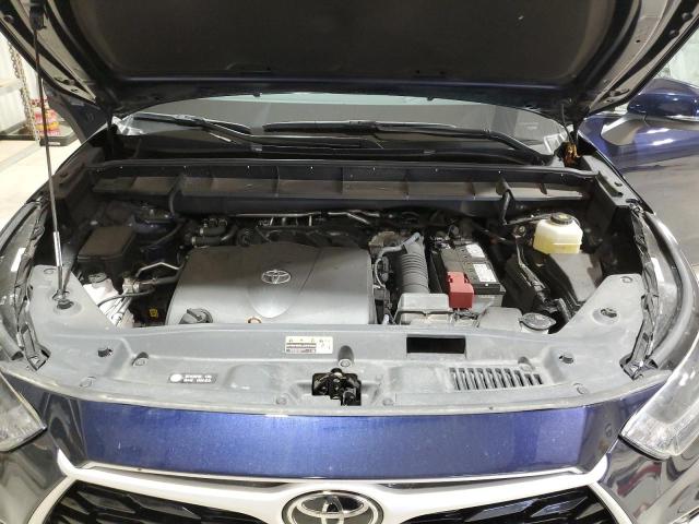 5TDHZRBH5NS566420 - 2022 TOYOTA HIGHLANDER XLE 蓝色 照片 12