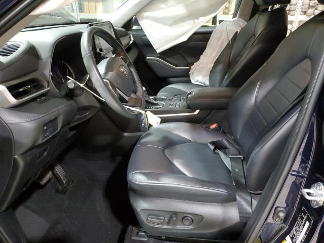 5TDHZRBH5NS566420 - 2022 TOYOTA HIGHLANDER XLE 蓝色 照片 7