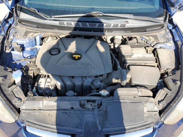 5NPDH4AE0GH737515 - 2016 HYUNDAI ELANTRA SE BLUE photo 11