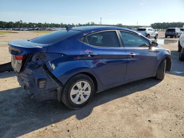 5NPDH4AE0GH737515 - 2016 HYUNDAI ELANTRA SE BLUE photo 3