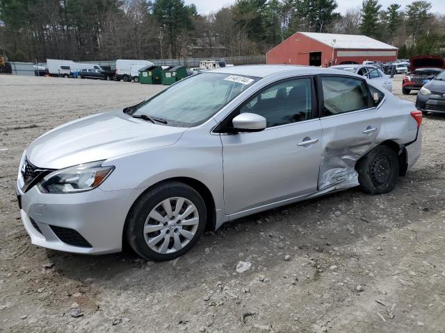 3N1AB7APXHY374185 - 2017 NISSAN SENTRA S SILVER photo 1