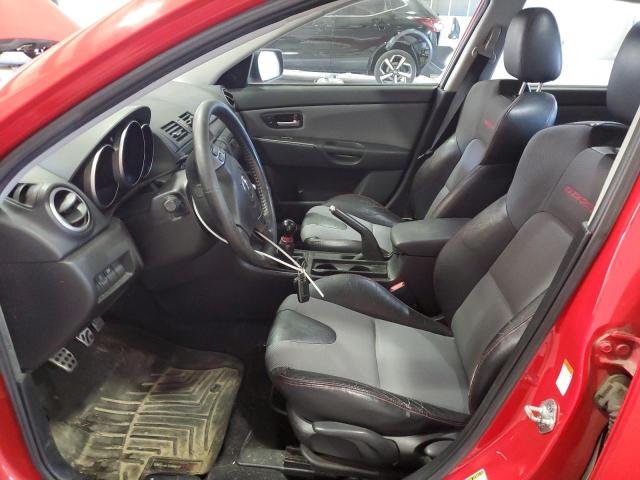 JM1BK34L481839065 - 2008 MAZDA SPEED 3 RED photo 7