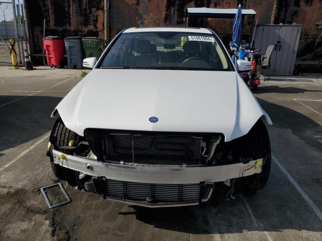 WDDGF4HB6DR255768 - 2013 MERCEDES-BENZ C 250 WHITE photo 5