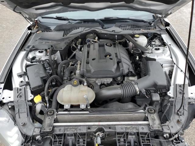 1FATP8UH1K5158558 - 2019 FORD MUSTANG SILVER photo 11