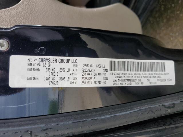 2A4RR8DG8BR609567 - 2011 CHRYSLER TOWN & COU TOURING L BLUE photo 13