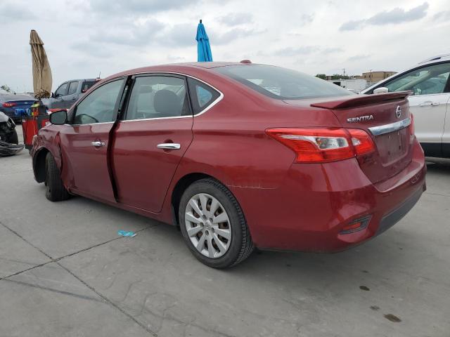 3N1AB7AP9HY365302 - 2017 NISSAN SENTRA S BURGUNDY photo 2