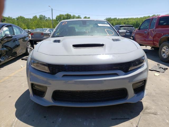 2C3CDXL90NH191169 - 2022 DODGE CHARGER SRT HELLCAT GRAY photo 5