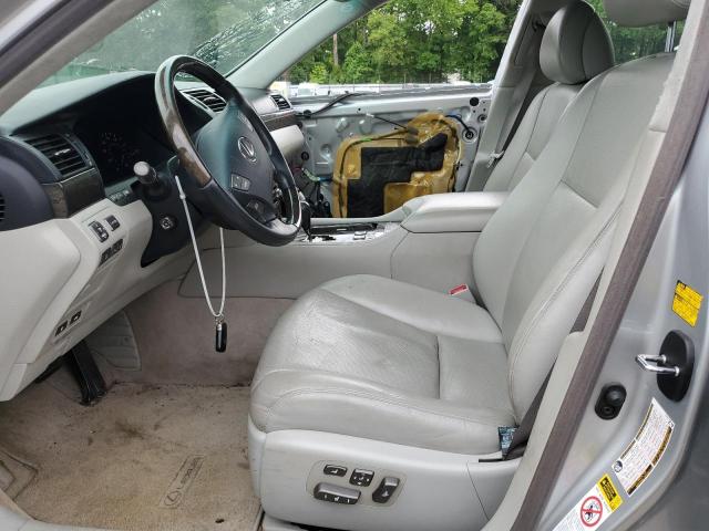 JTHGL46F575001973 - 2007 LEXUS LS 460L SILVER photo 7