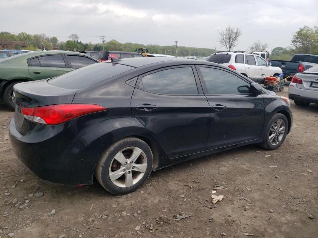 KMHDH4AE2DU653984 - 2013 HYUNDAI ELANTRA GLS BLACK photo 3