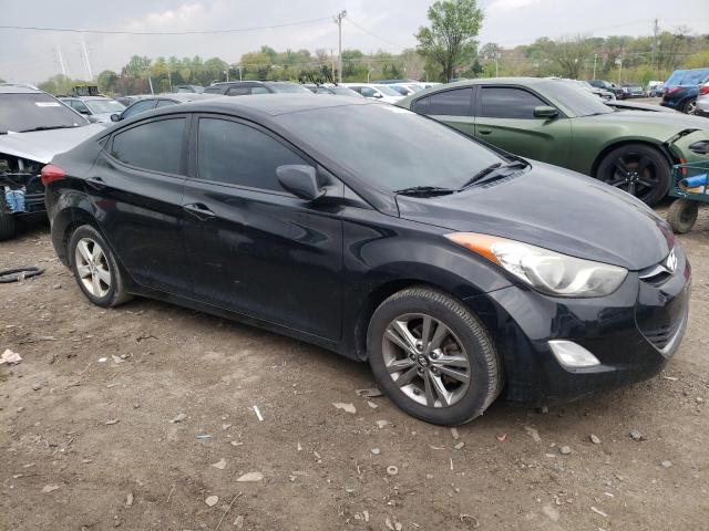 KMHDH4AE2DU653984 - 2013 HYUNDAI ELANTRA GLS BLACK photo 4