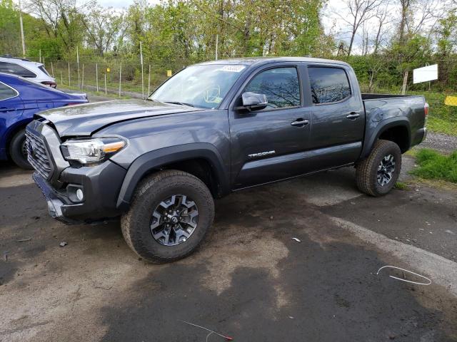 3TMCZ5AN2NM497468 - 2022 TOYOTA TACOMA DOUBLE CAB GRAY photo 1