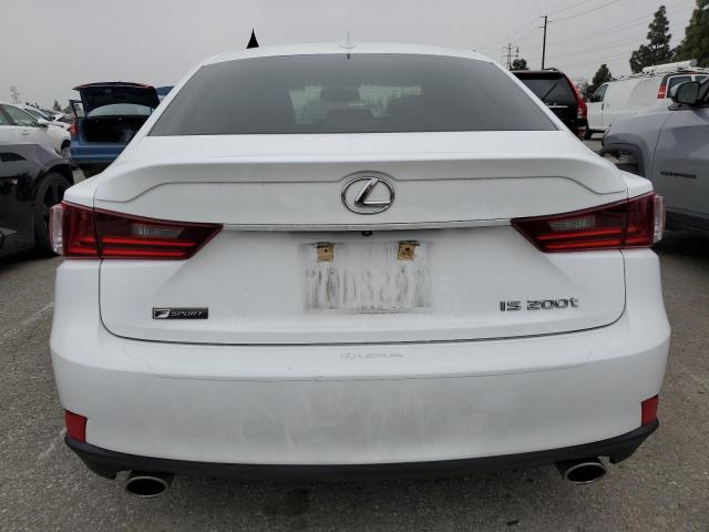 JTHBA1D22G5002271 - 2016 LEXUS IS 200T WHITE photo 6