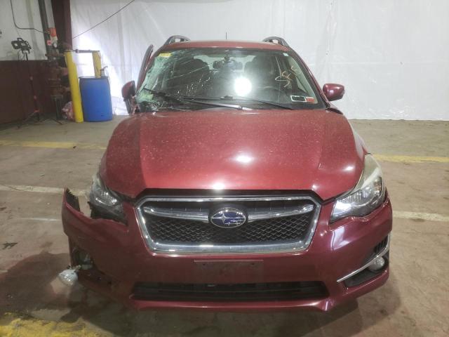 JF1GPAV66F8203276 - 2015 SUBARU IMPREZA SPORT LIMITED BURGUNDY photo 5