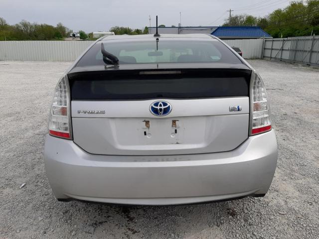 JTDKN3DU9B1360695 - 2011 TOYOTA PRIUS SILVER photo 6