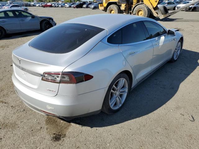 5YJSA1DN8DFP06920 - 2013 TESLA MODEL S SILVER photo 3