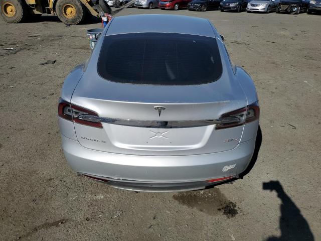 5YJSA1DN8DFP06920 - 2013 TESLA MODEL S SILVER photo 6