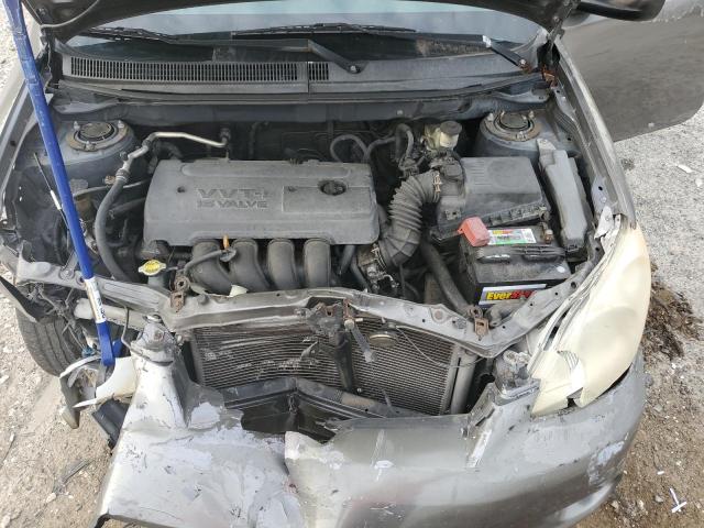 2T1KR32E67C655692 - 2007 TOYOTA COROLLA MA XR GRAY photo 12