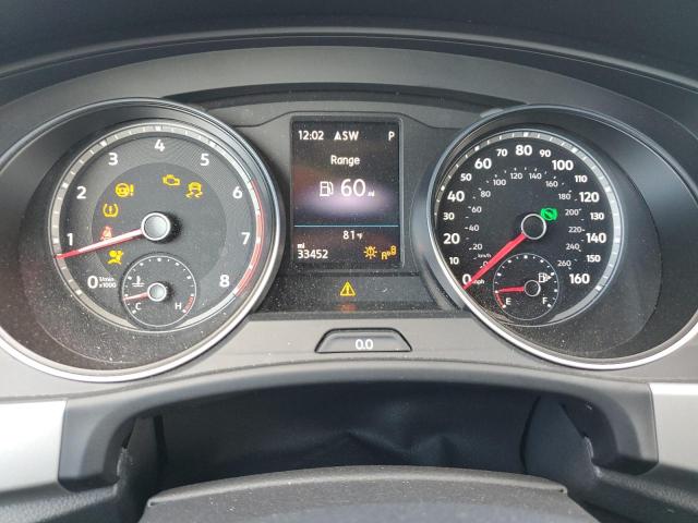 1V2JE2CA7MC222186 - 2021 VOLKSWAGEN ATLAS CROS SE Черный фото 9