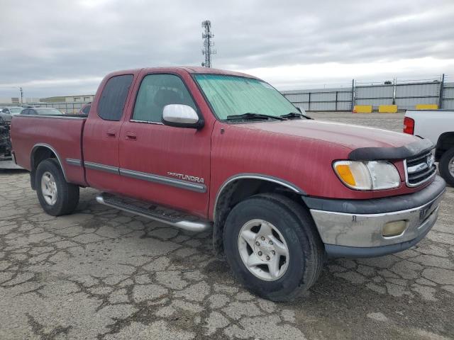 5TBRT34111S139340 - 2001 TOYOTA TUNDRA ACCESS CAB წითელი ფოტო 4