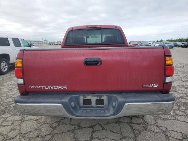 5TBRT34111S139340 - 2001 TOYOTA TUNDRA ACCESS CAB წითელი ფოტო 6