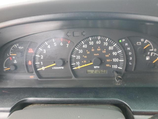 5TBRT34111S139340 - 2001 TOYOTA TUNDRA ACCESS CAB წითელი ფოტო 9