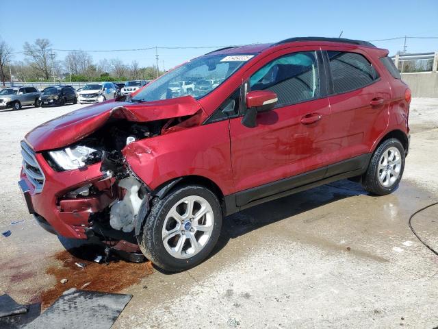 MAJ3P1TE2JC190296 - 2018 FORD ECOSPORT SE მუქწითელი ფოტო 1