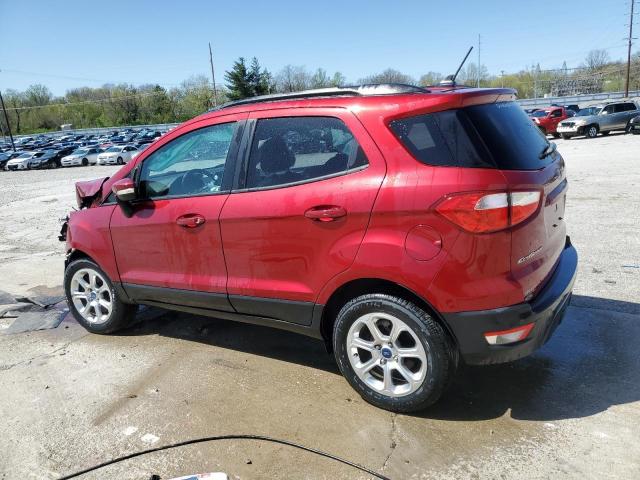 MAJ3P1TE2JC190296 - 2018 FORD ECOSPORT SE მუქწითელი ფოტო 2