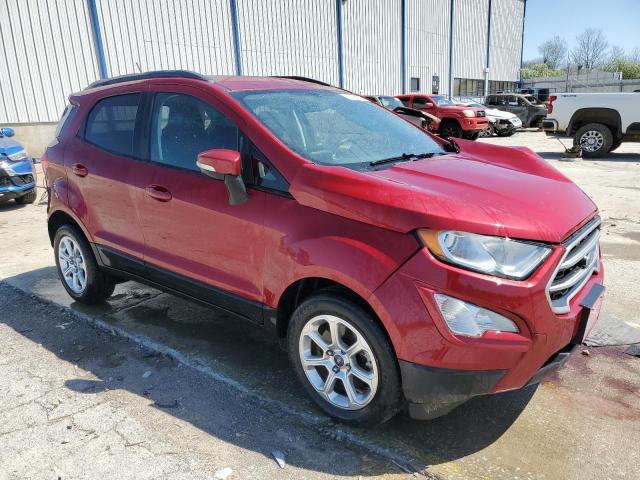 MAJ3P1TE2JC190296 - 2018 FORD ECOSPORT SE მუქწითელი ფოტო 4