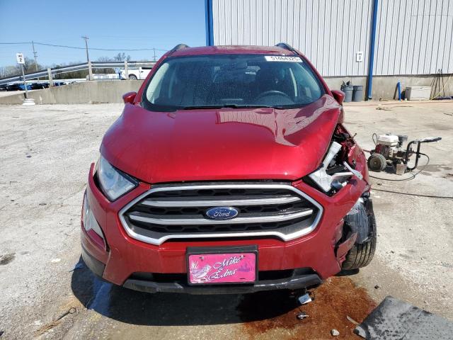 MAJ3P1TE2JC190296 - 2018 FORD ECOSPORT SE მუქწითელი ფოტო 5