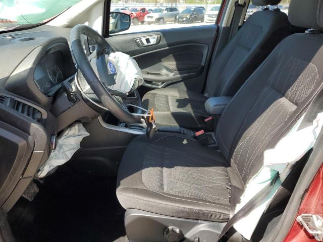 MAJ3P1TE2JC190296 - 2018 FORD ECOSPORT SE მუქწითელი ფოტო 7