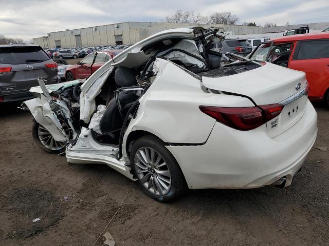 JN1EV7AR1KM593427 - 2019 INFINITI Q50 LUXE WHITE photo 2