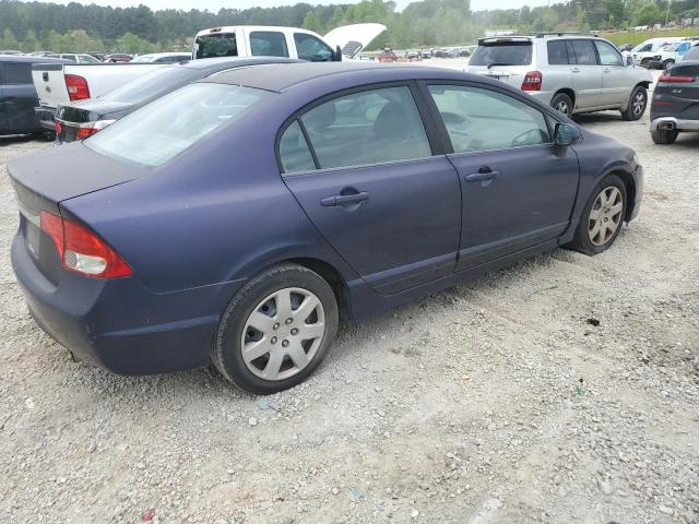 1HGFA16559L027773 - 2009 HONDA CIVIC LX BLUE photo 4