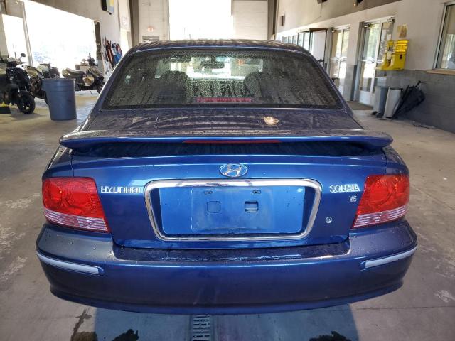 KMHWF35H13A898496 - 2003 HYUNDAI SONATA GLS BLUE photo 6