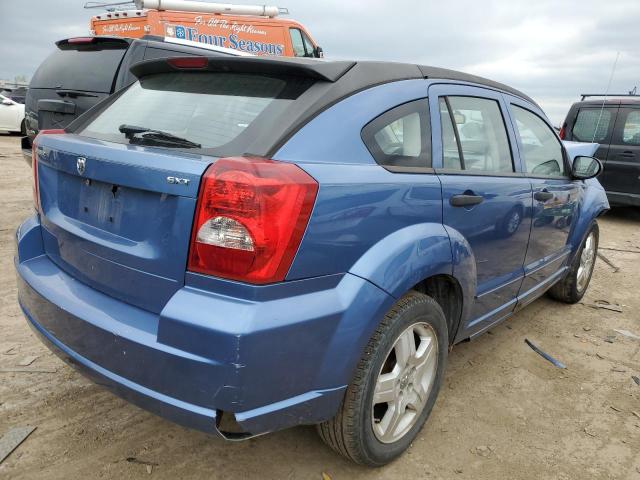 1B3HB48B07D172446 - 2007 DODGE CALIBER SXT BLUE photo 3