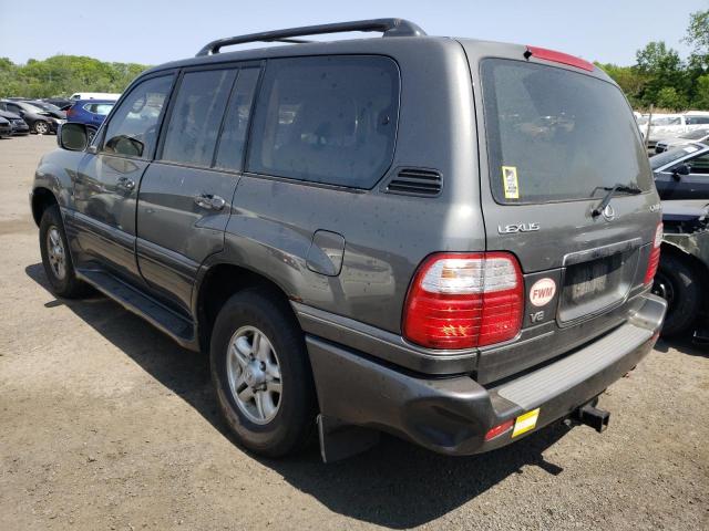 JT6HT00W8Y0099247 - 2000 LEXUS LX 470 GRAY photo 2