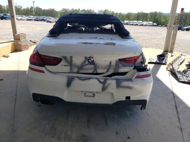 WBAYP1C55DDX00779 - 2013 BMW 650 XI WHITE photo 6