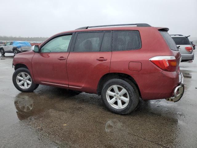 5TDJK3EH9AS034337 - 2010 TOYOTA HIGHLANDER SE RED photo 2