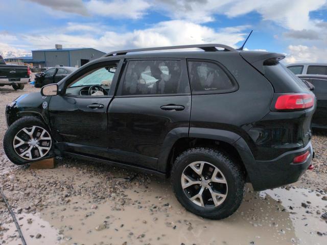 1C4PJMBS1EW211570 - 2014 JEEP CHEROKEE TRAILHAWK BLACK photo 2