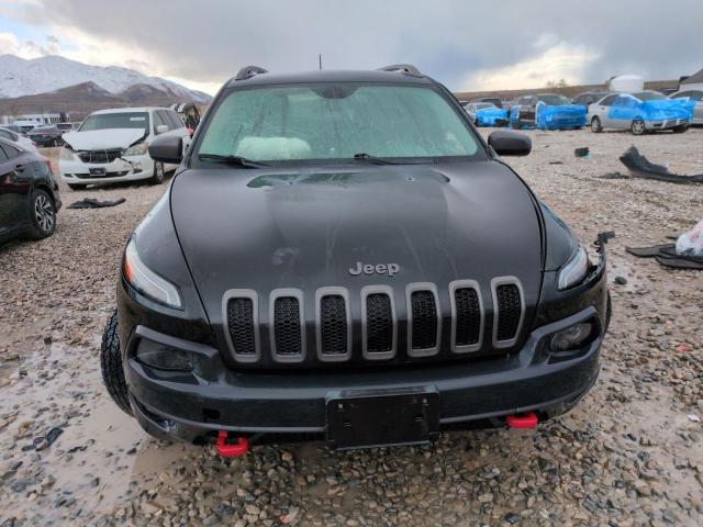 1C4PJMBS1EW211570 - 2014 JEEP CHEROKEE TRAILHAWK BLACK photo 5