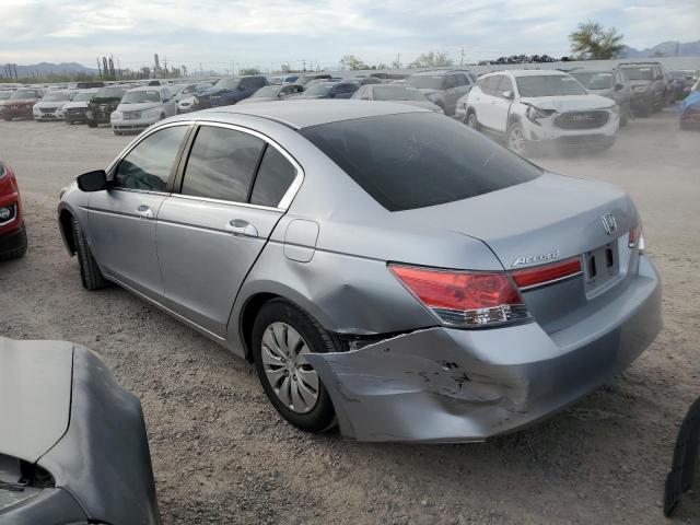 1HGCP2F39CA143406 - 2012 HONDA ACCORD LX SILVER photo 2