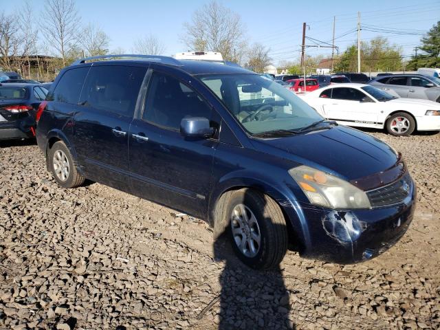 5N1BV28U99N101577 - 2009 NISSAN QUEST S BLUE photo 4