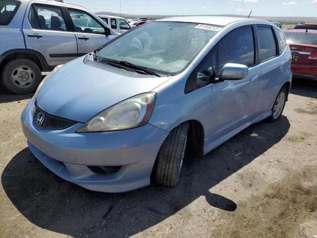 JHMGE8H43AC000711 - 2010 HONDA FIT SPORT BLUE photo 1